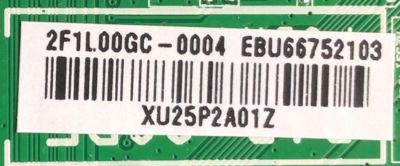 MAIN PARA TV LG / NUMERO DE PARTE EBU66752103 / EAX69762805(1.0) / 2F1L00GC / XU25P2A01Z / PANEL NC430TQG-VHKP1 / DISPLAY PT430GT01-5 VER.1.0 / MODELO 43NANO75UQA.BUSSLJM - Imagen 3